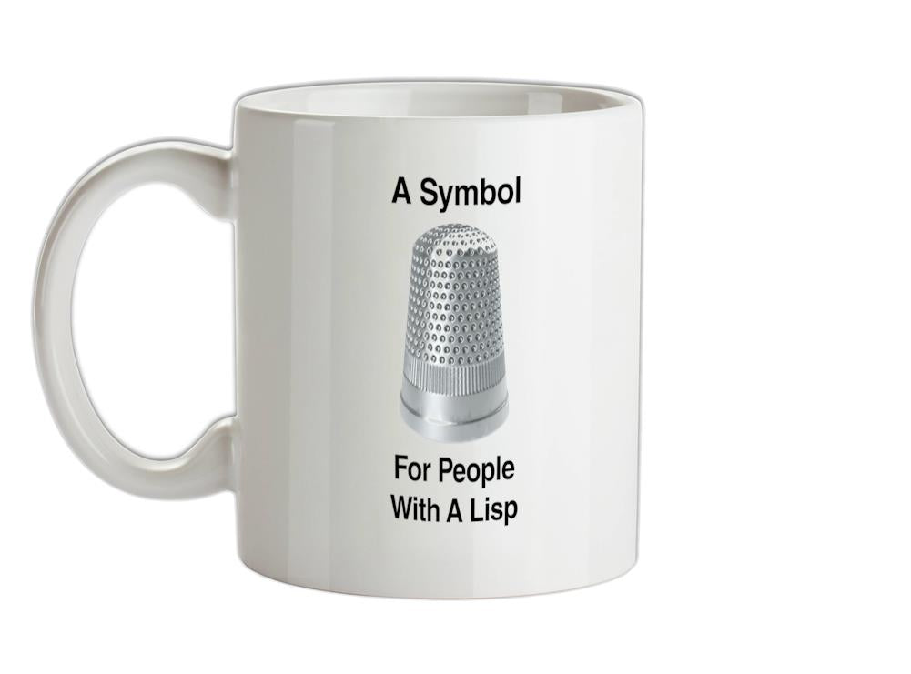 A Lisp Symbol Ceramic Mug