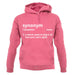 Synonym A Word In Place Of One You Can't Spell unisex hoodie