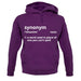 Synonym A Word In Place Of One You Can't Spell unisex hoodie