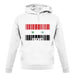 Syria Barcode Style Flag unisex hoodie