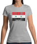 Syria Barcode Style Flag Womens T-Shirt