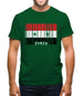 Syria Barcode Style Flag Mens T-Shirt