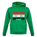 Syria Barcode Style Flag unisex hoodie