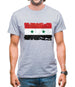 Syria Grunge Style Flag Mens T-Shirt