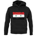 Syria Grunge Style Flag unisex hoodie