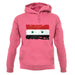 Syria Grunge Style Flag unisex hoodie