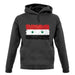 Syria Grunge Style Flag unisex hoodie