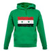 Syria Grunge Style Flag unisex hoodie