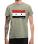 Syria Grunge Style Flag Mens T-Shirt