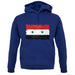 Syria Grunge Style Flag unisex hoodie