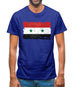 Syria Grunge Style Flag Mens T-Shirt