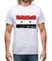 Syria Grunge Style Flag Mens T-Shirt