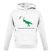 T-Rex Hates Pull-Ups Unisex Hoodie