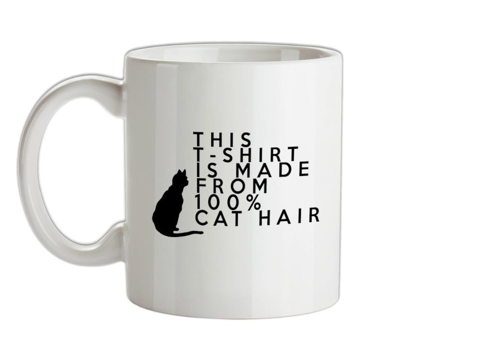 100% Made From Cat Hair Ceramic Mug