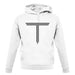 T Design unisex hoodie