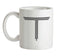 T Design Ceramic Mug