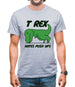 T-Rex Hates Pushups Mens T-Shirt