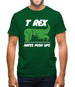 T-Rex Hates Pushups Mens T-Shirt