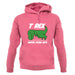 T-Rex Hates Pushups unisex hoodie