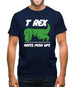 T-Rex Hates Pushups Mens T-Shirt