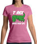 T-Rex Hates Pushups Womens T-Shirt