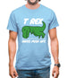 T-Rex Hates Pushups Mens T-Shirt