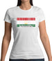 Tajikistan Barcode Style Flag Womens T-Shirt