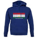 Tajikistan Barcode Style Flag unisex hoodie