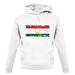 Tajikistan Grunge Style Flag unisex hoodie