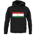 Tajikistan Grunge Style Flag unisex hoodie