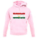 Tajikistan Grunge Style Flag unisex hoodie