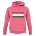 Tajikistan Grunge Style Flag unisex hoodie