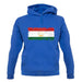 Tajikistan Grunge Style Flag unisex hoodie