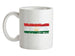 Tajikistan Grunge Style Flag Ceramic Mug