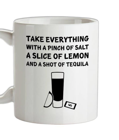 Take With A Pinch Of Salt Ceramic Mug