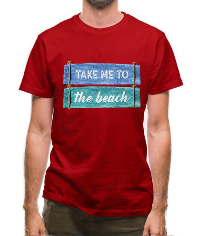 Take Me To The Beach Mens T-Shirt