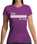 Talk Qwerty To Me Womens T-Shirt