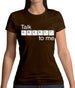 Talk Qwerty To Me Womens T-Shirt