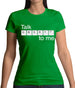 Talk Qwerty To Me Womens T-Shirt