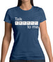 Talk Qwerty To Me Womens T-Shirt