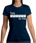 Talk Qwerty To Me Womens T-Shirt