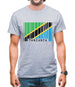 Tanzania Barcode Style Flag Mens T-Shirt