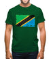 Tanzania Grunge Style Flag Mens T-Shirt