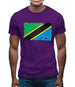 Tanzania Grunge Style Flag Mens T-Shirt