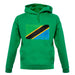 Tanzania Grunge Style Flag unisex hoodie