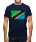 Tanzania Grunge Style Flag Mens T-Shirt