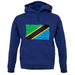 Tanzania Grunge Style Flag unisex hoodie