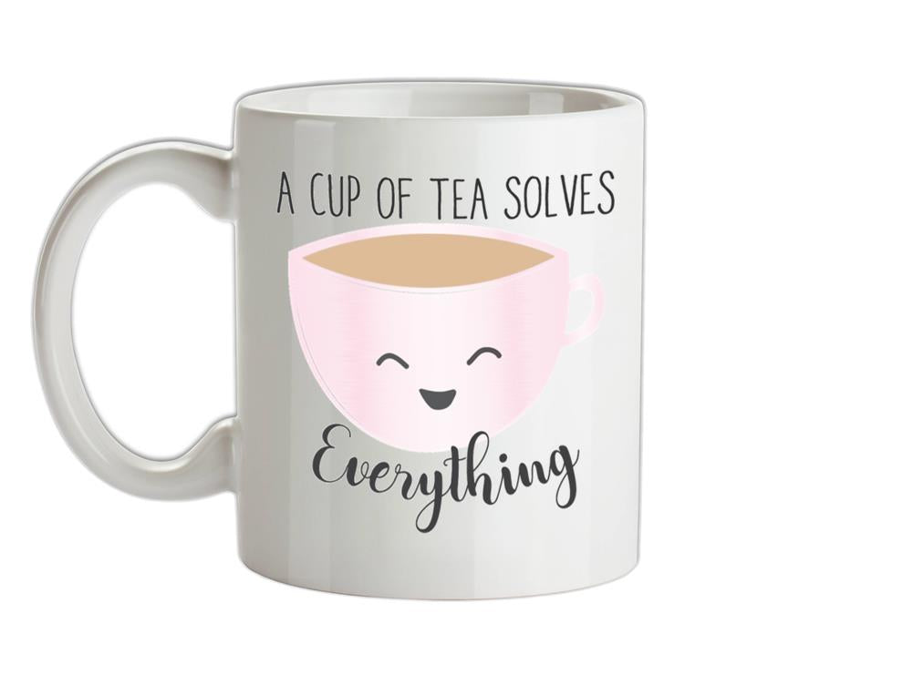 Tea Solves Everything Ceramic Mug