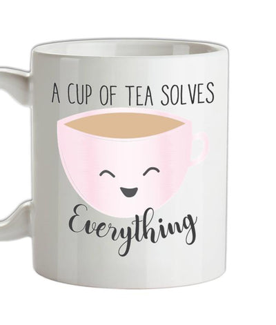 Tea Solves Everything Ceramic Mug