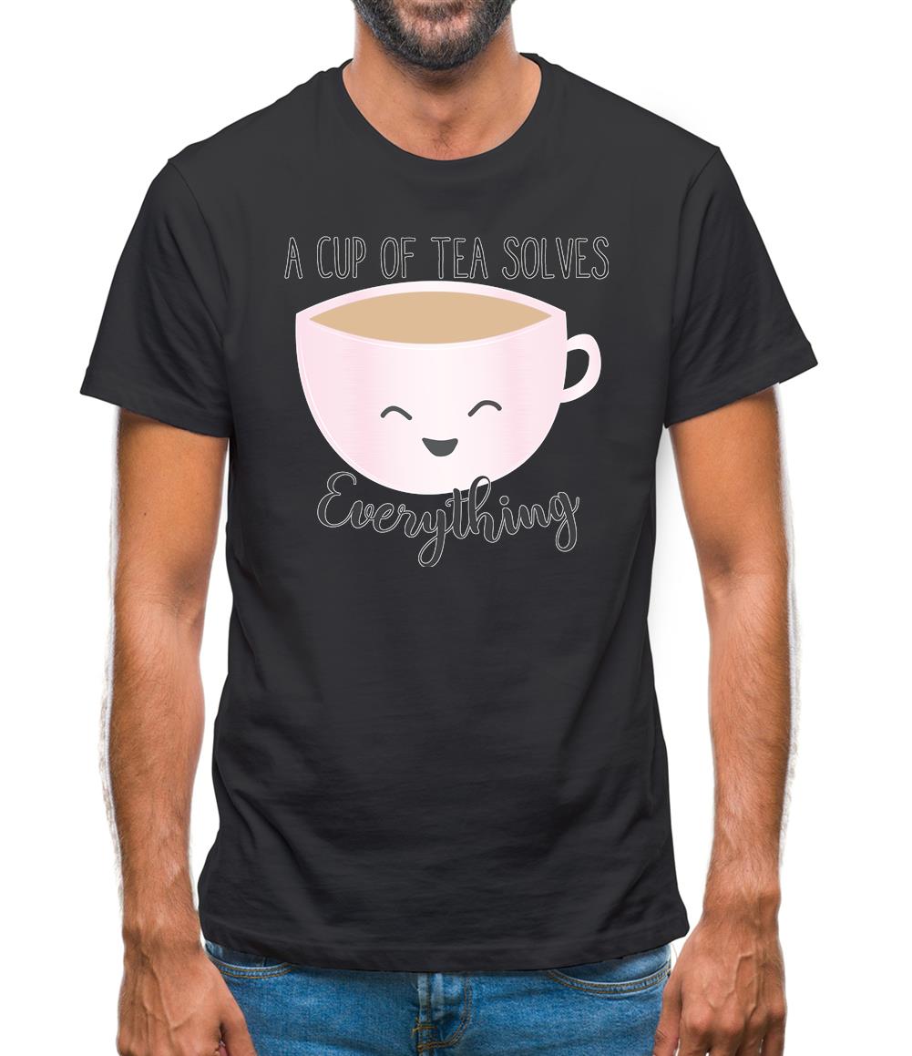 Tea Solves Everything Mens T-Shirt